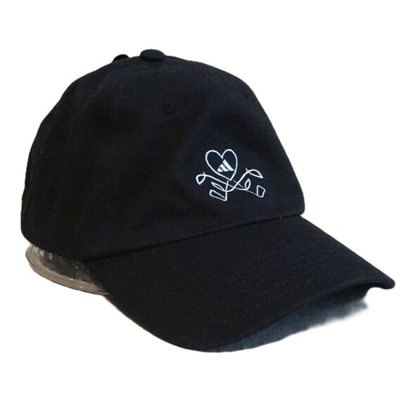 Adidas Golf Black with White Stitched Coat of Arms Front Hat Women’s OSFM - Picture 1 of 12